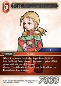 Scott (Rebellion's Call) — Final Fantasy TCG Card Value