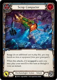 Scrap Compactor Blue (Bright Lights) — Flesh & Blood TCG Card Value