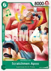Scratchmen Apoo (500 Years in the Future Pre-Release Cards) — One Piece Card Game Card Value