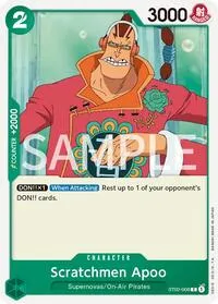 Scratchmen Apoo (Revision Pack Cards) — One Piece Card Game Card Value