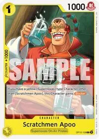 Scratchmen Apoo (Royal Blood) — One Piece Card Game Card Value