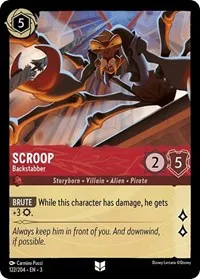 Scroop Backstabber (Into the Inklands) — Lorcana TCG Card Value