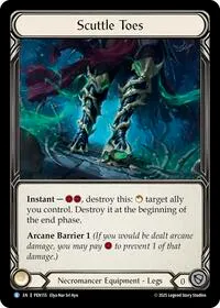 Scuttle Toes (Compendium of Rathe) — Flesh & Blood TCG Card Value