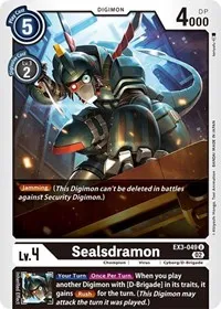 Sealsdramon (Draconic Roar) — Digimon Card Game Card Value