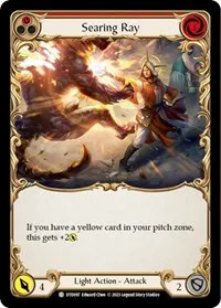 Searing Ray Red (Dusk till Dawn) — Flesh & Blood TCG Card Value