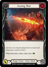Searing Shot Red (Blitz Deck: Outsiders - Riptide)