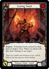 Searing Touch (Uprising) — Flesh & Blood TCG Card Value