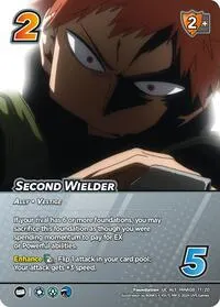 Second Wielder Alternate Art (Challenger Series: My Hero Academia - Dark Hero Arc)