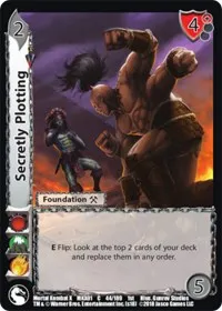 Secretly Plotting (Mortal Kombat X) — UniVersus Card Value