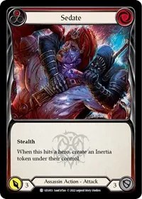 Sedate Red (Blitz Deck: Outsiders - Uzuri)