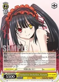 Seductive Invitation Kurumi (Date A Live Vol.2)