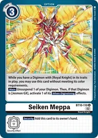 Seiken Meppa (Xros Encounter) — Digimon Card Game Card Value