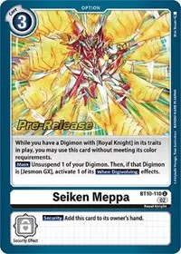 Seiken Meppa (Xros Encounter Pre-Release Cards)