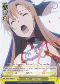 Self sacrifice (Sword Art Online)