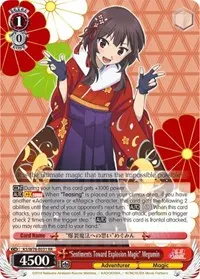 Sentiments Toward Explosion Magic Megumin (KonoSuba The Movie: Legend of Crimson)