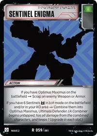 Sentinel Enigma (Rise of the Combiners)