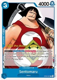 Sentomaru (Super Pre-Release Starter Deck 3: The Seven Warlords of the Sea) — One Piece Card Game Card Value