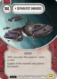 Separatist Embargo (Spark of Hope)