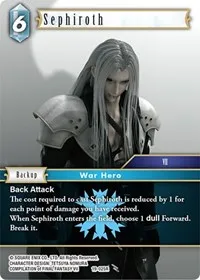 Sephiroth (From Nightmares) — Final Fantasy TCG Card Value
