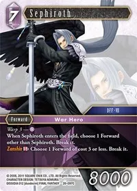 Sephiroth (Dawn of Heroes) — Final Fantasy TCG Card Value