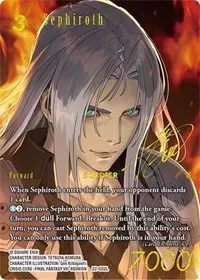 Sephiroth Full Art Signature (Hidden Hope)