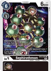 Sephirothmon (Across Time Pre-Release Cards)