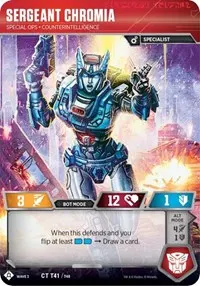Sergeant Chromia Special Ops Counterintelligence (War for Cybertron: Siege I)