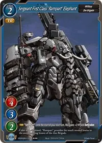 Sergeant First Class Rampart Elephant (Dawn of the Multiverse Alliance)