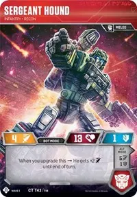 Sergeant Hound Infantry Recon (War for Cybertron: Siege I)