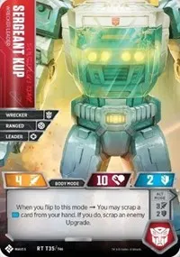 Sergeant Kup Wrecker Leader (Titan Masters Attack)