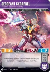 Sergeant Skrapnel Infantry Electronic Warfare (War for Cybertron: Siege I)