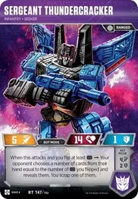 Sergeant Thundercracker Infantry Seeker (War for Cybertron: Siege II)