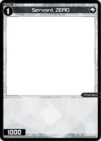 Servant ZERO Parallel Foil (Conflated Diva)