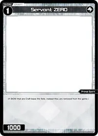 Servant ZERO Parallel Foil Virus Non Foil (Concord Diva)