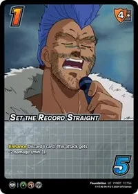 Set the Record Straight (Yu Yu Hakusho: Dark Tournament)