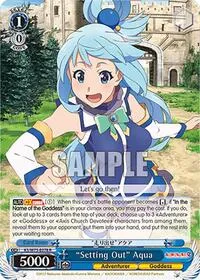 Setting Out Aqua (KONOSUBA -God’s blessing on this wonderful world! Re:Edit) — Weiss Schwarz Card Value