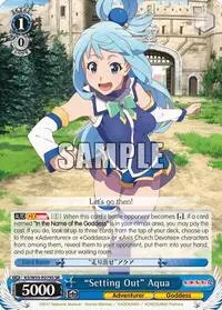 Setting Out Aqua SR (KonoSuba 2)