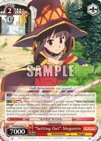 Setting Out Megumin (KonoSuba 2) — Weiss Schwarz Card Value