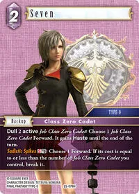 Seven (Tears of the Planet) — Final Fantasy TCG Card Value