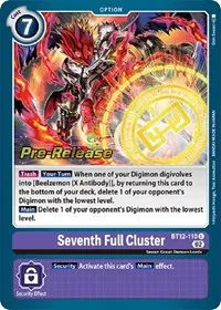 Seventh Full Cluster (Across Time Pre-Release Cards) — Digimon Card Game Card Value