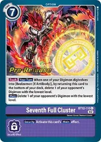 Seventh Full Cluster (Across Time Pre-Release Cards)