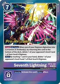 Seventh Lightning (Exceed Apocalypse Pre-Release Cards) — Digimon Card Game Card Value