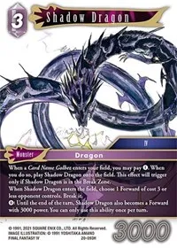 Shadow Dragon (Dawn of Heroes) — Final Fantasy TCG Card Value