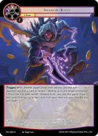 Shadow Knife (Timeless Eclipse of the Underworld) — Force of Will Card Value
