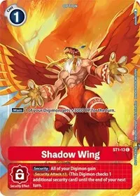 Shadow Wing ST1 13 Tamers Evolution Box (Starter Deck 01: Gaia Red)
