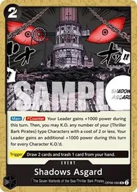 Shadows Asgard (Wings of the Captain) — One Piece Card Game Card Value