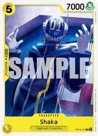 Shaka (Carrying On His Will) — One Piece Card Game Card Value