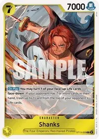 Shanks (Ultra Deck: The Three Brothers)