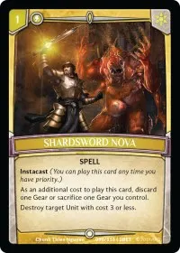 Shardsword Nova (Betrayal)