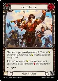 Sharp Incline Red (Armory Deck Origins: Hala)